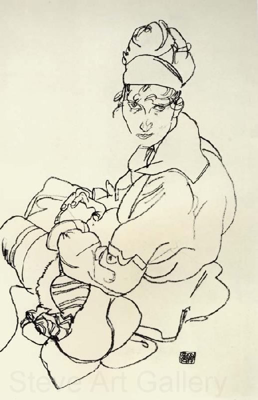 Egon Schiele Seated Woman